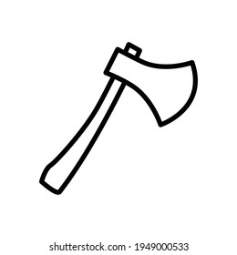Axe icon vector sign and symbols.