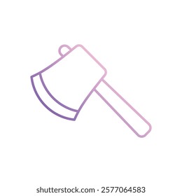 Axe icon vector stock illustration