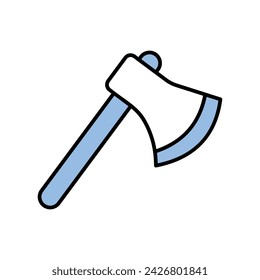 Axe icon vector strock illustration