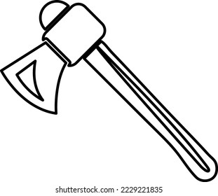axe icon vector symbol template on white background..eps
