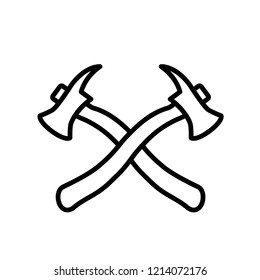 axe icon vector template