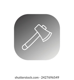axe icon vector template illustration logo design