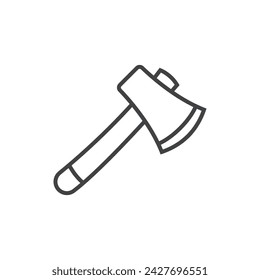 Icono de hacha plantilla vectorial ilustración logo diseño