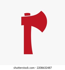 Axe Icon Vector Template For Web, Computer And Mobile App