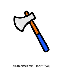 Axe icon vector in trendy style design template