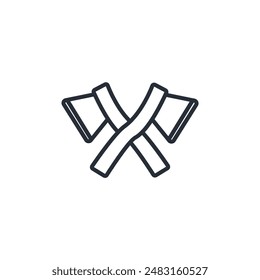 Achssymbol. Vektorgrafik.Editierbares Strich.Lineares Stilzeichen zur Verwendung Webdesign, Logo.Symboldarstellung.