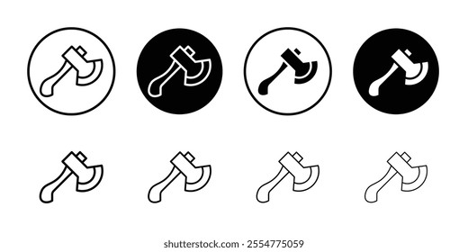 Axe icon web design in vector