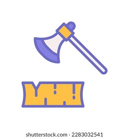axe icon for your website design, logo, app, UI.