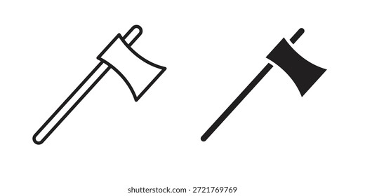 Icono de hacha para su diseño de Sitio web, logotipo, App, interfaz de usuario. EPS10