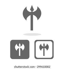 Axe icons set great for any use. Vector EPS10.