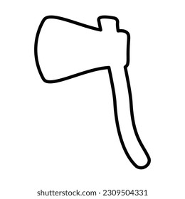 icono de hacha,vector de madera, ilustración de corte