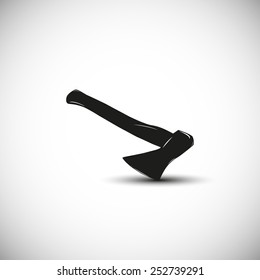 Axe illustration - 3d view design.
