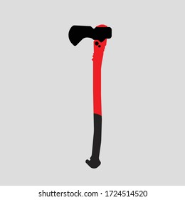 Axe illustration. Axe vector graphic illustration