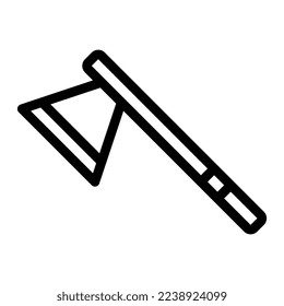 ilustración de ax vector y logotipo Icono icono de arma del ejército perfecto. Signo de iconos de la colección moderna para el concepto móvil y el diseño de aplicaciones web.
