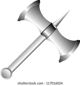 Axe isolated on white background - vector