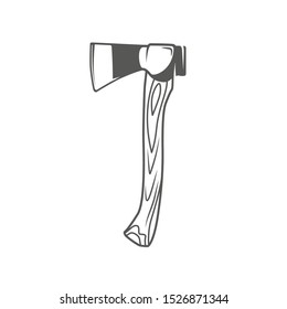 Axe isolated on white background