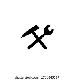 Hacha aislada en el fondo blanco, diseño superior del Vector del hacha de la vista
