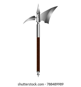 Axe isolated on white background, Vector illustration