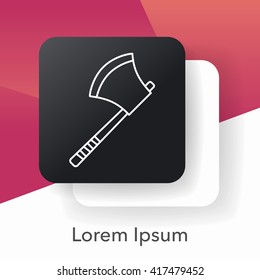 axe line icon