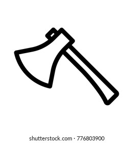 Axe Line Icon Stock Vector (royalty Free) 776803900 