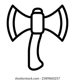 Axe Line Icon Design For Personal And Commercial Use
