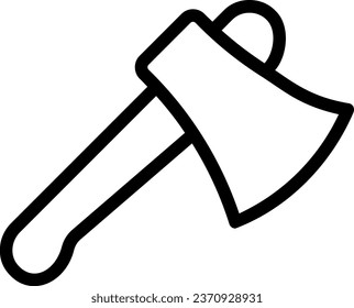 axe line icon illustration vector