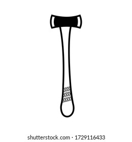 Axe line icon vector design 