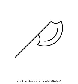 Axe line icon. Icon for web or mobile interfaces