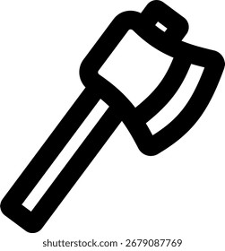 axe line style icon design