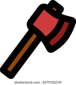 design de ícone de estilo de linha do ax