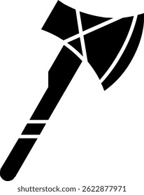 Axe Line vector Icon Design