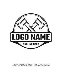 axe logo design,carpentry tools,wood cutter,lumberjack,vintage,vector,graphic,tree,retro,sign,forest,element,silhouette,carpenter,label,logotype,wood
