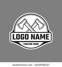 axe logo design,carpentry tools,wood cutter,lumberjack,vintage,vector,graphic,tree,retro,sign,forest,element,silhouette,carpenter,label,logotype,wood
