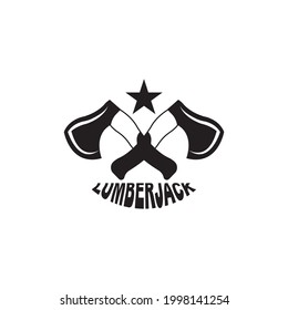 Axe logo icon design template elements, equipment symbol vector template
