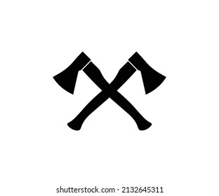 Elementos de la plantilla de diseño de iconos de logotipo Ax, cruzado