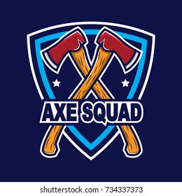 Axe logo for sport team