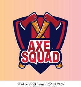Axe logo for sport team