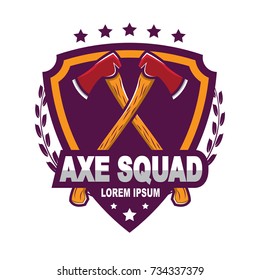 Axe logo for sport team