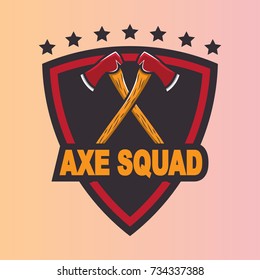 Axe logo for sport team