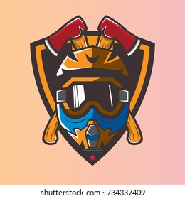Axe logo for sport team