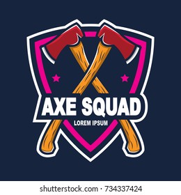 Axe logo for sport team