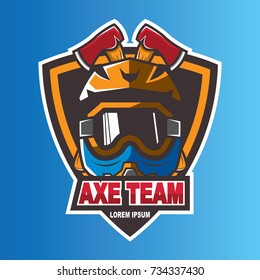 Axe logo for sport team