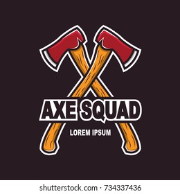 Axe logo for sport team