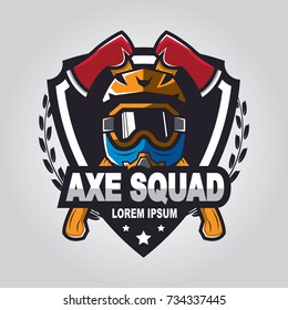 Axe logo for sport team