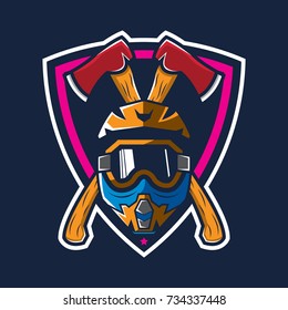Axe logo for sport team