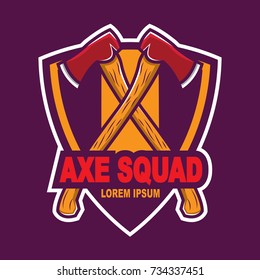 Axe logo for sport team