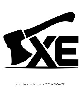 Axe logo vector business logo logo mark illustrated in clean modern style perfect for branding identity strong emblem concept and minimalist corporate artwork