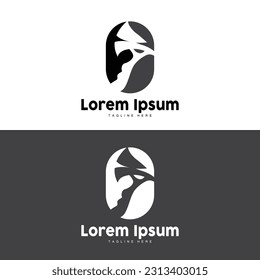 Axe Logo, Wood Cutting Tool Vector Icon, Silhouette Design, Retro Vintage Style