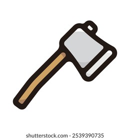 Axe outline icon for graphic design, apps and websites