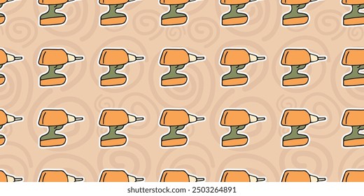 axe. saw. a hammer. blade. the tool. vector. doodle. the pattern. seamless pattern. for textiles. beautiful pattern for printing on wrapping paper.